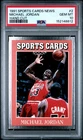 152148812 Michael Jordan 1991 Sports Cards News #2 PSA 10