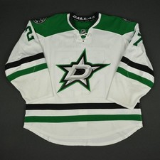 2016-17 Adam Cracknell Dallas Stars Game Used Worn NHL Hockey Jersey MeiGray