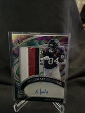 2021 Panini Spectra - Radiant Rookie Patch Signatures Nico Collins Prizm /75