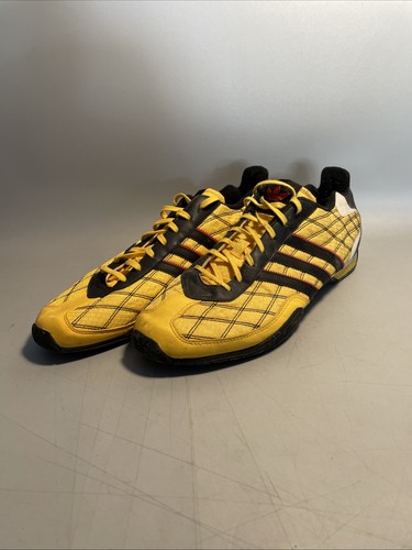 Adidas, Adidas Adiracer Low Sneaker 44 3/4 Vintage Getragen Gelb/Schwarz #6
