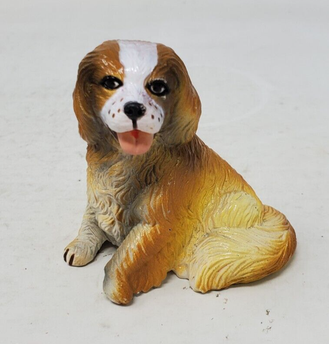 Figurine jouet ancien New-Ray Cavalier King Charles Spaniel Dog 2,5"H - Photo 1/7