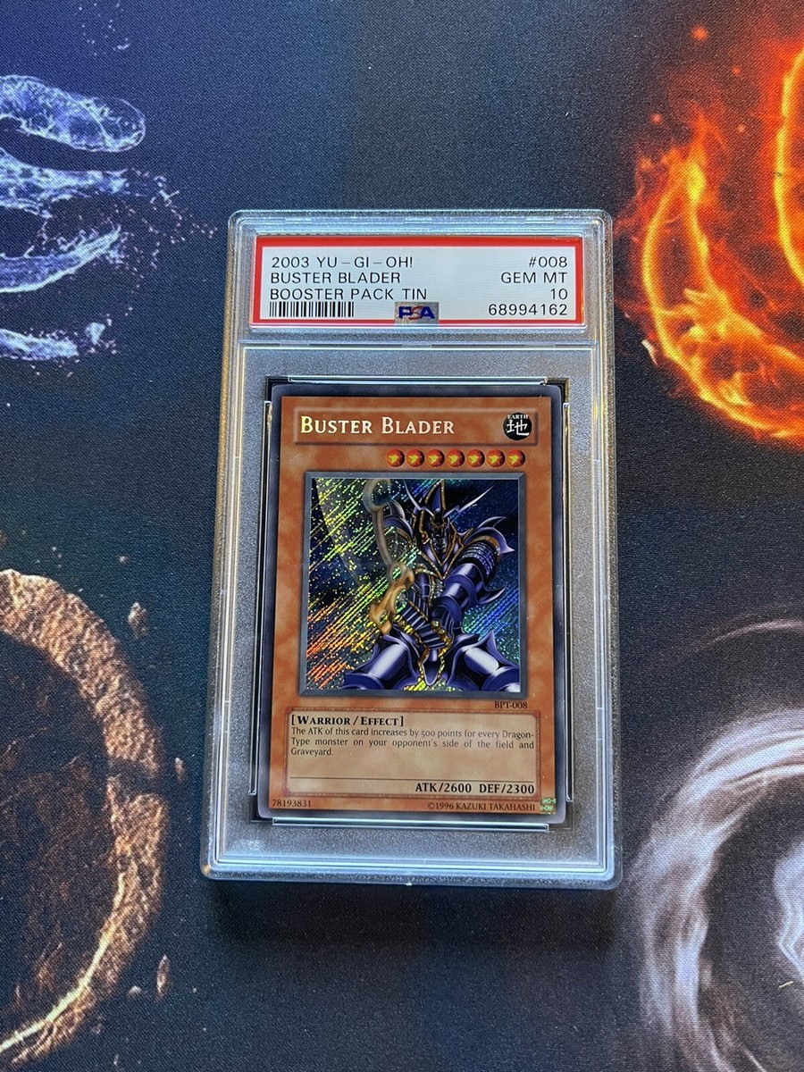 YUGIOH! PSA 10 GEM MINT 2003 Buster Blader BPT-008 Secret YUGIOH! PSA 10 GEM MINT 2003 Buster Blader BPT-008 Secret