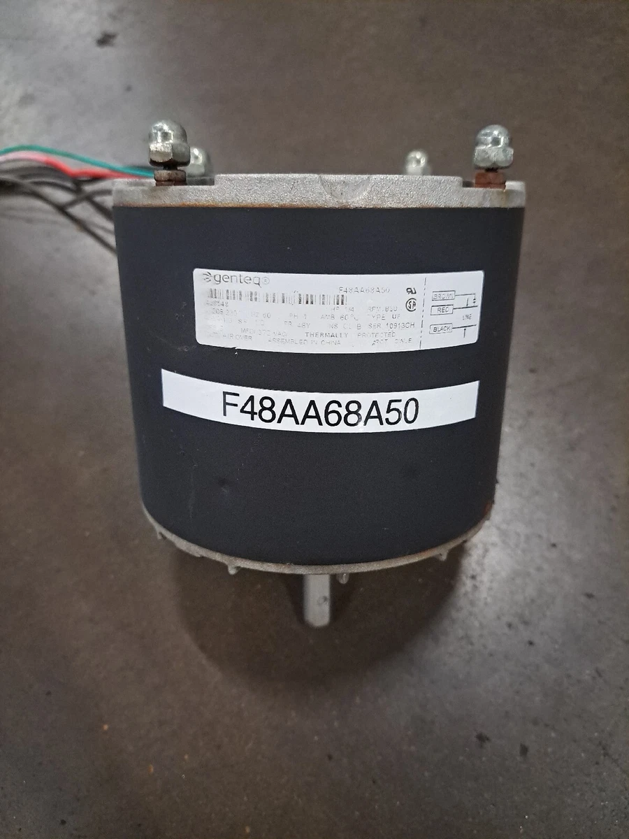 F48AA68A50 York Coleman Luxaire Genteq/A.O. Smith OEM Condenser Fan Motor |  eBay