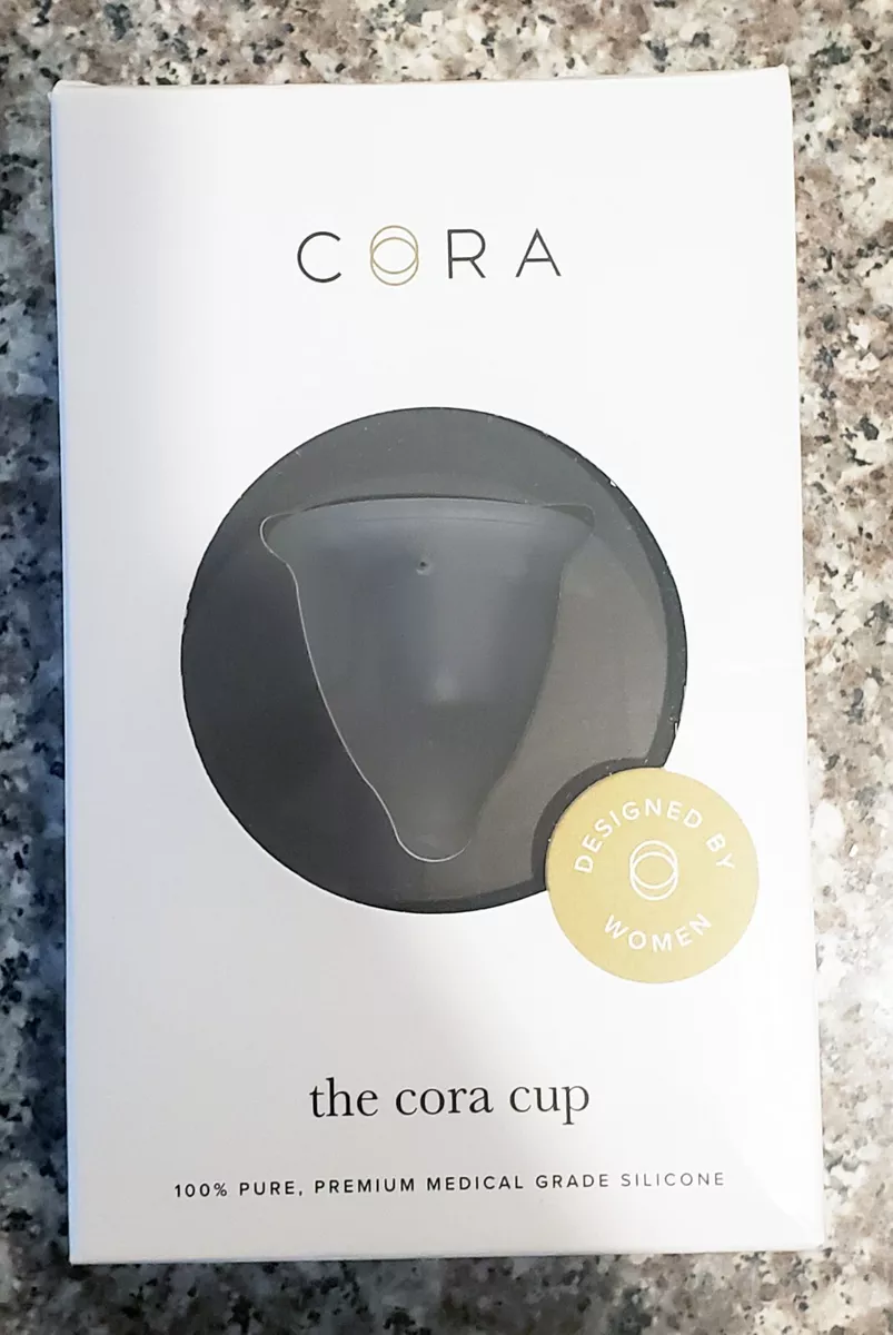 CORA CUP Size 1 Menstrual Period Cup Reusable Ultra Soft Silicone