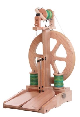 ASHFORD KIWI-3 SPINNING WHEEL NATURAL / HIGH SPEED KIT BUNDLE - FREE SHIPPING