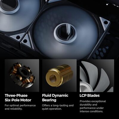 TRYX Panorama 360 Asetek 8th Gen V2 Non-ARGB AIO Cooler (Black) L