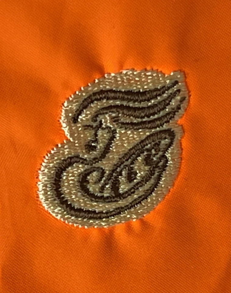 PANERA BREAD EMPLOYEE WINDBREAKER JACKET, ORANGE, SIZE LARGE, NEW NWOT, GENUINE - Image 3 of 4