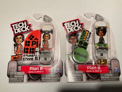 Lot of 2- Tech Deck Series 10- RARE- Plan B