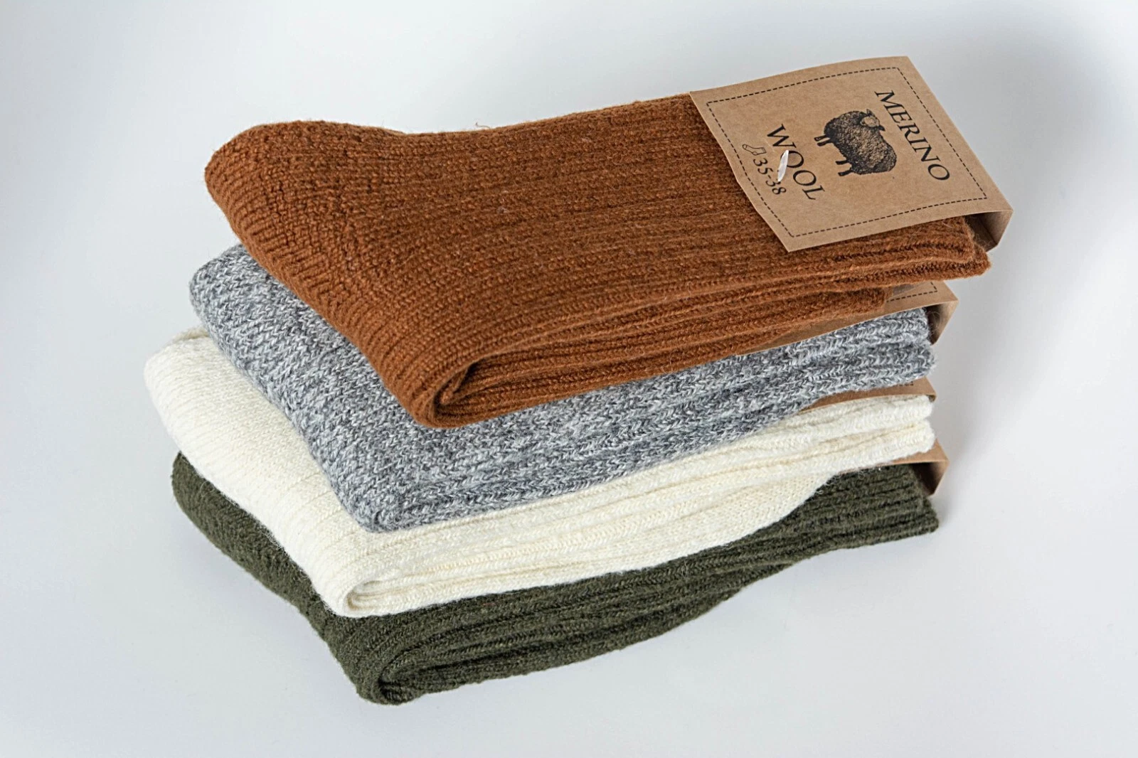 Merino Socks, 100% Merino Wool, Soft and Warm, Unisex Sizes, Thick Socks
Opens in a new window or ta