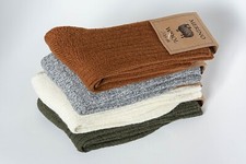 Merino Socks, 100% Merino Wool, Soft and Warm, Unisex Sizes, Thick Socks