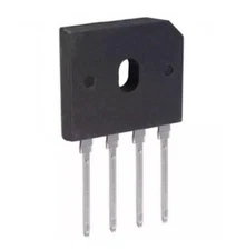 10 PCs GI GBU4B Bridge Rectifier 4A 100V through hole 4-SIP ORIGINAL OEM PARTS
