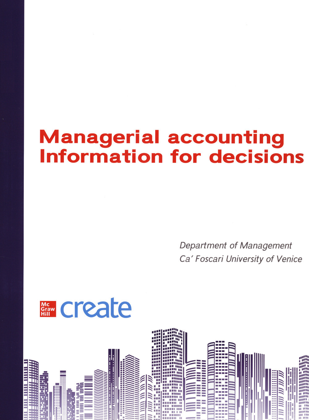 Software: managerial accounting. Con Connect - AA.VV.