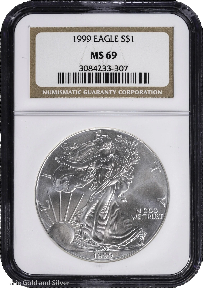 25+ 1999 Grade MS 69 Silver Bullion Coins for sale | Updated Oct 2026