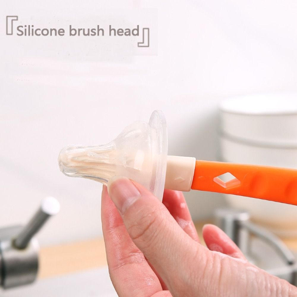 Portable Nursing Bottle Cleaning Brushes Multifunctional Cup Washing