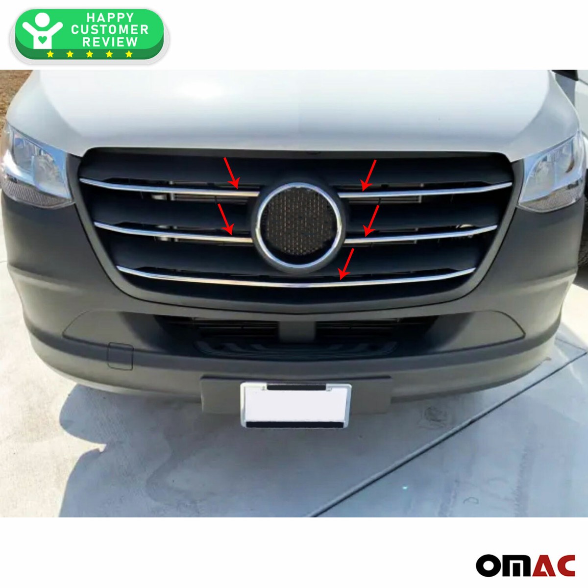 Waarschuwing erfgoed Cornwall For Mercedes Sprinter 2019-2023 Chrome Front Grill Trim Cover S.Steel 5 Pcs | eBay Waarschuwing erfgoed Cornwall For Mercedes Sprinter 2019-2023 Chrome Front Grill Trim Cover S.Steel 5 Pcs | eBay
