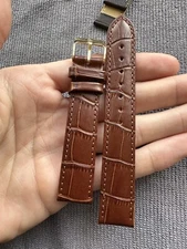 Vintage Watch Strap 18 mm Nos Croco Calf Top Quality V4