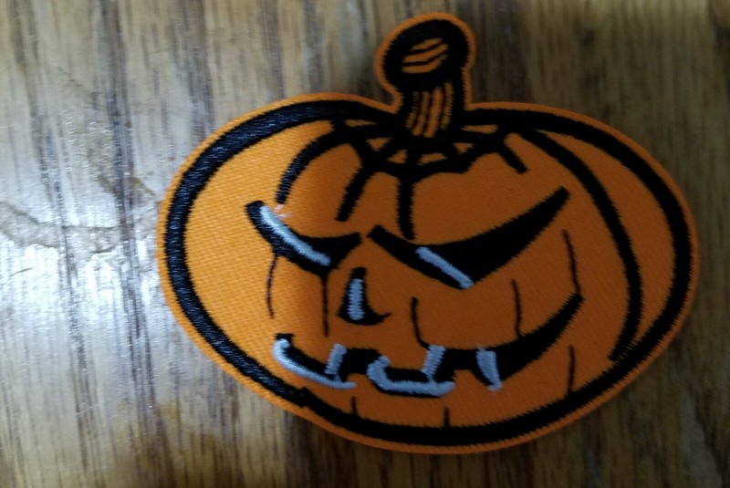 One Brand New Cool Halloween Jack O Lantern Embroidered patch All Hallows Eve