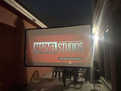 Diagonal Portable Projector Screen 