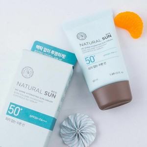 the face shop natural sun eco no shine hydrating sun cream