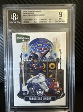 2019 Diamond Kings Downtown Francisco Lindor D10 Cleveland Rare! BGS 9