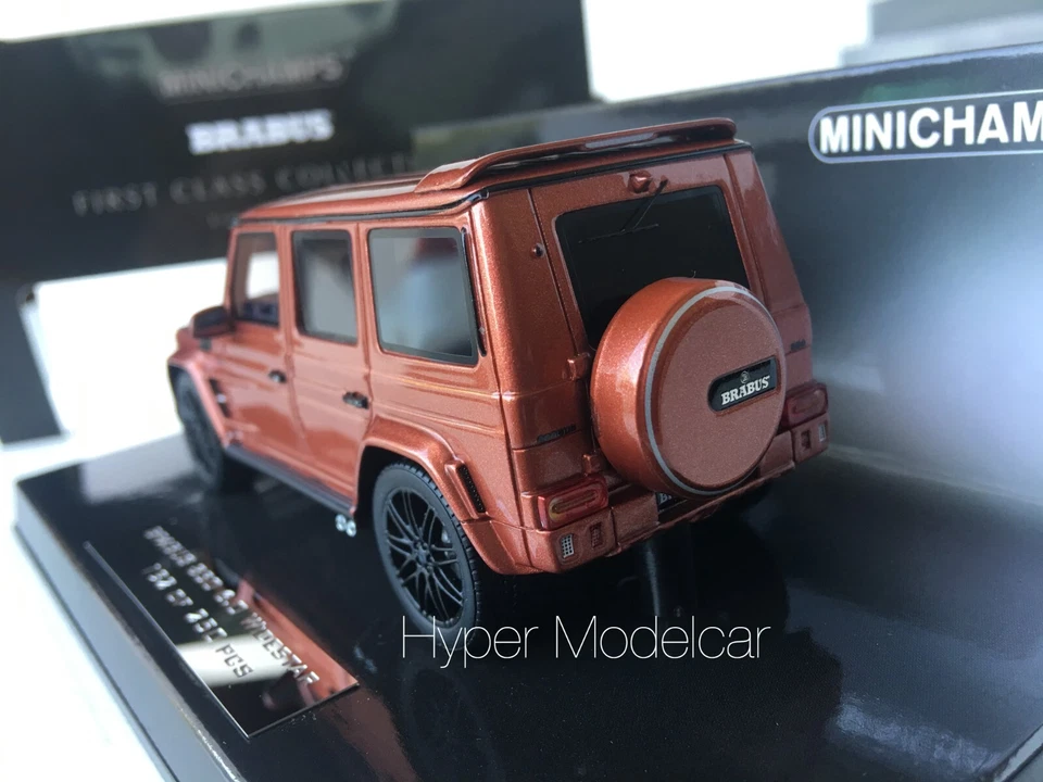 MINICHAMPS 1/43 Mercedes G-Class Brabus 850 6.0 Widestar 2016 Cooper Met. 437032 - Immagine 3 di 4