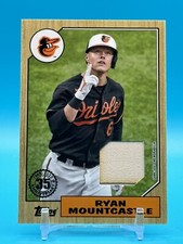 Ryan Mountcastle 2022 Topps 1987 Throwback Bat Relic #87R-RM Baltimore Orioles