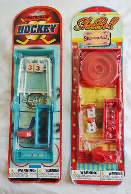 Vintage Greenbrier International X2 SKEEBALL & FINGERBOARD HOCKEY