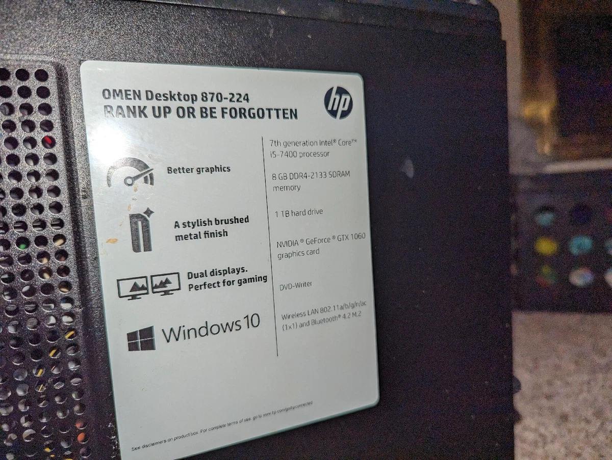 HP Intel Core i7 7th Gen. PC Desktops HDD + SSD & All-In-One