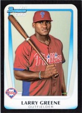 2011 Bowman Draft Prospects #BDPP36 Larry Greene Philadelphia Phillies