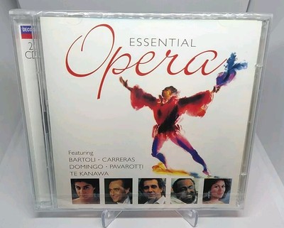 SEALED Essential Opera 2 CD SET Decca Pavarotti Domingo Carreras Bartoli NEW