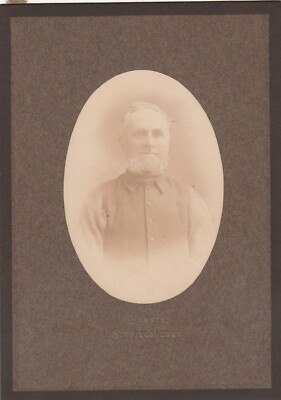 UNBEKANNTER MANN von Ramell von Sittingbourne, Kent - Vintage KABINETTKARTE