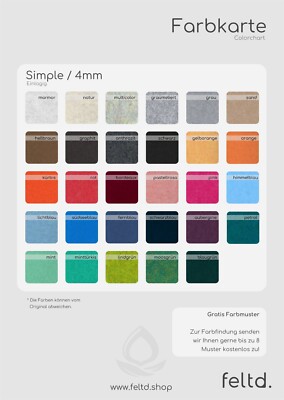 Eco Filz Auflage 4mm – Antirutsch Sitzkissen Für Hay About A Chair AAC 20-28