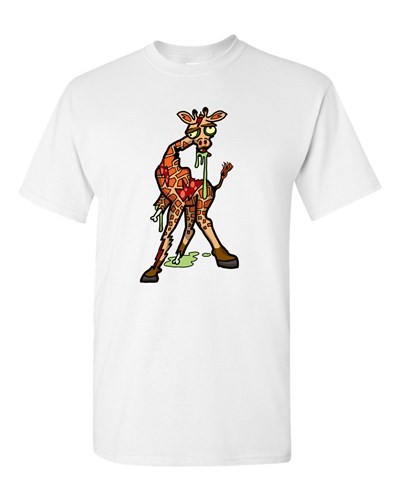 T-Shirt Tee Zombie Giraffe Untote Tiere Teufel Monster Horror Erwachsene DT - Bild 9 von 9