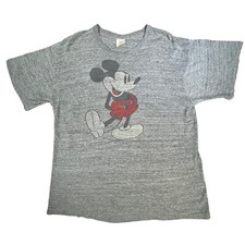 Vintage 70s Disney Mickey Mouse T Shirt Mens Large Collegiate Pacific Sz XL