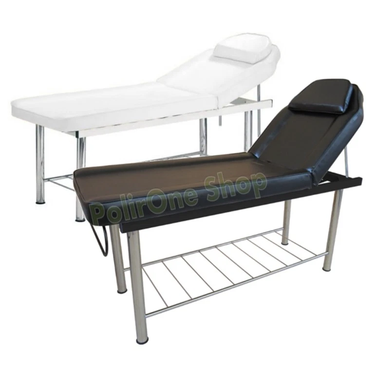 APOLLO Lit table de massage fixe acier pour esthétique cosmétique soin tattoo