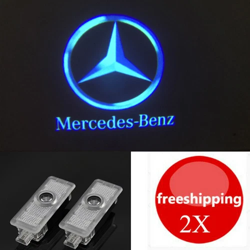 2x Ghost LED Door Step Courtesy Laser Lights for Mercedes-Benz CLS CLA C207 C205