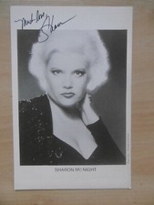 Sharon McNight Autogramm signed 14x21 cm Postkarte s/w