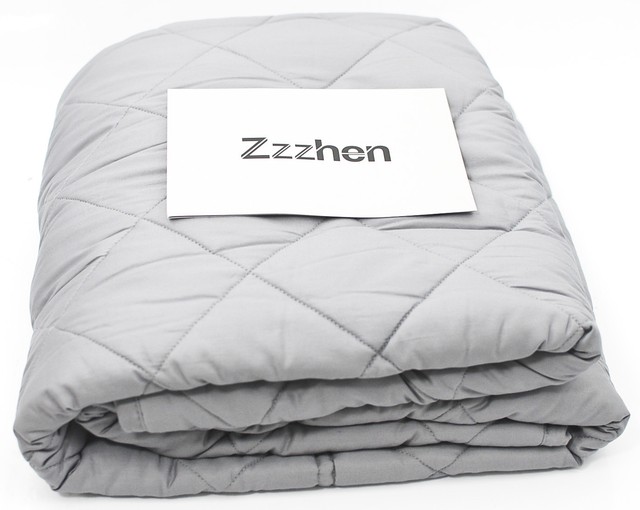 Kpblis Weighted Blanket 15 lbs 48" x 72" for 130-170 lbs, 100% Cotton