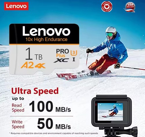 Lenovo Micro Sd Card Micro TF SD Card 256GB 512GB 1TB 2TB - Picture 27 of 32