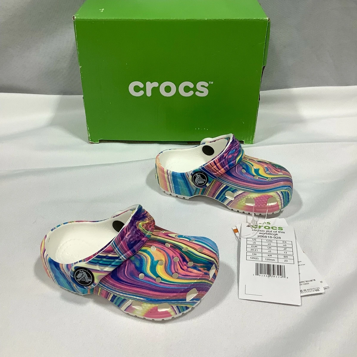 slides shoes crocs classic out of this world ii clog kids 206818