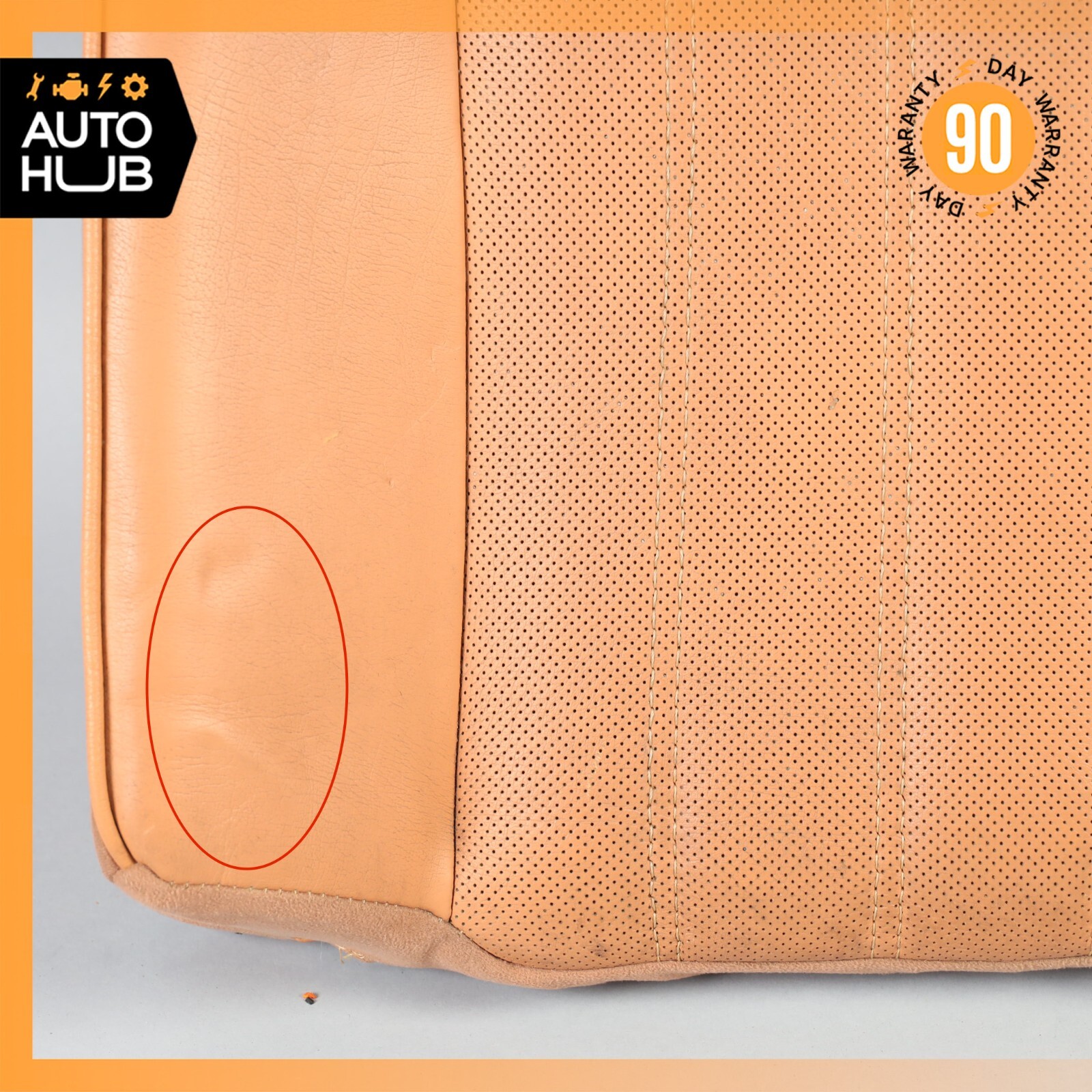 03-08 Maserati Quattroporte M139 Rear Left Recline Seat Cushion Top Upper OEM