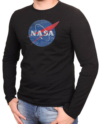 Nasa big bang theory astronaut apollo Schwarze T-Shirt Langarmshirts  -288 -LA