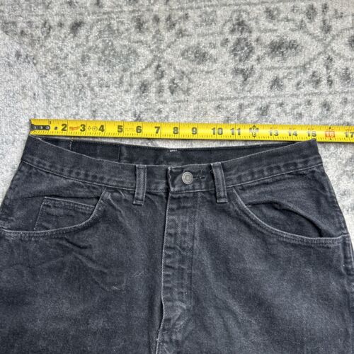 Wrangler Jean Shorts Mens 30x9 Denim Black 100% Cotton USA Made 60601CB - Picture 5 of 6