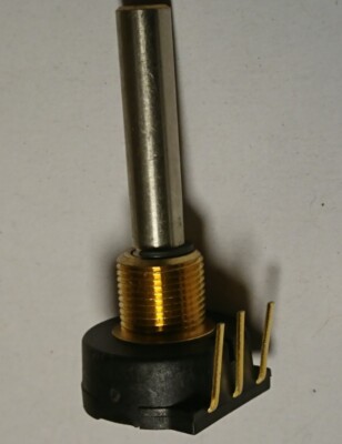 500 ohm Potentiometer Contelec Drehwiderstand Poti lang Gold Pin