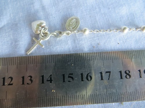 OLD STERLING SILVER BRACELET - Picture 2 of 2