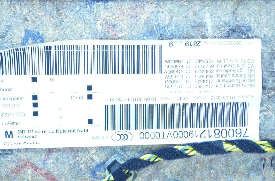 09-11 宝马 E90 E91 335XI 前右乘客侧室内门板 原始设备制造商 — 第 4/4 张图片