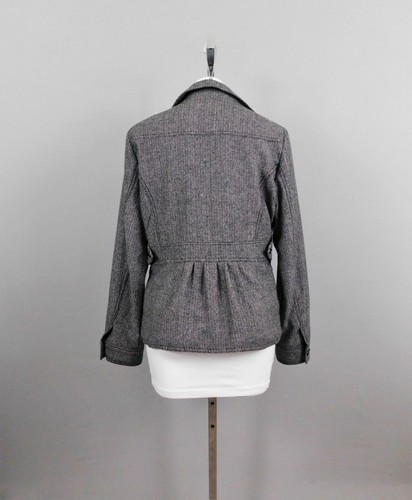 Ambiance Women Coat, Size XL, Black, Gray, 75% polyester, 25% wool - Picture 4 of 7
