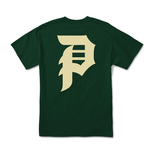 forest green graphic tee