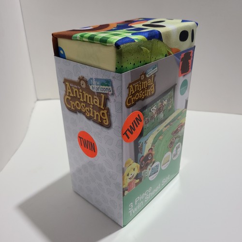 Animal Crossing 3 Piece Twin Microfiber Sheet Set by New Horizons. - Picture 9 of 10
