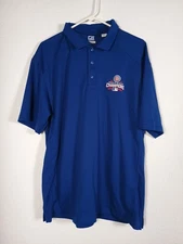Men's Cutter & Buck Chicago Cubs 2016 World Series Champions Blue Polo Shirt XL